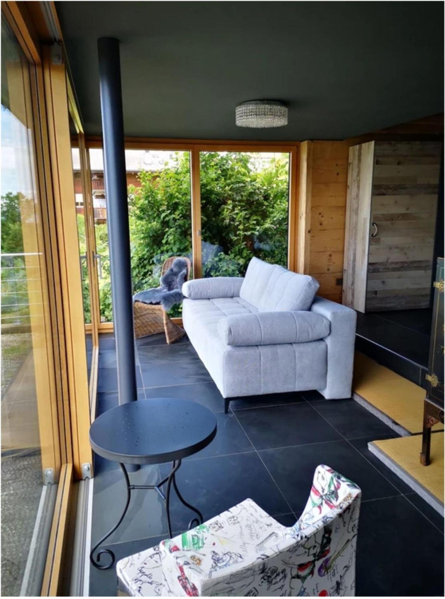 Chalet With View Of The Mountains And The Thun Lake Sigriswil Luaran gambar