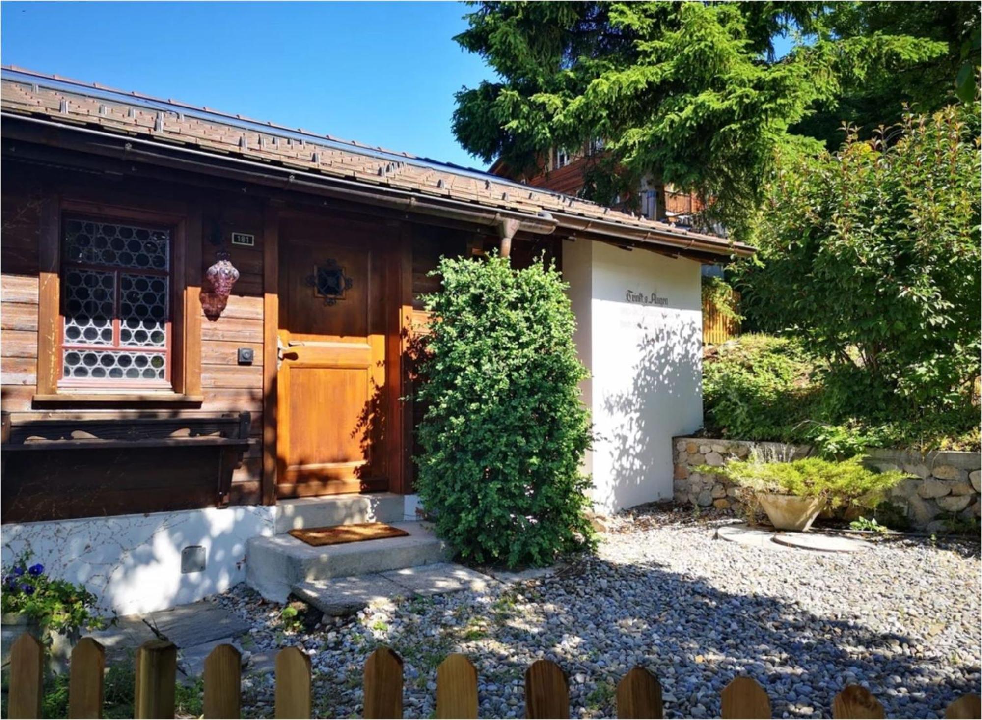 Chalet With View Of The Mountains And The Thun Lake Sigriswil Luaran gambar