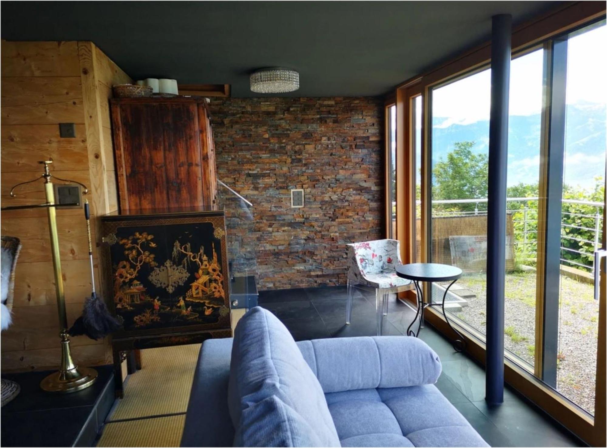 Chalet With View Of The Mountains And The Thun Lake Sigriswil Luaran gambar